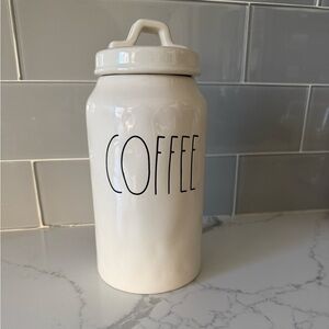 Rae Dunn Cream Coffee Canister